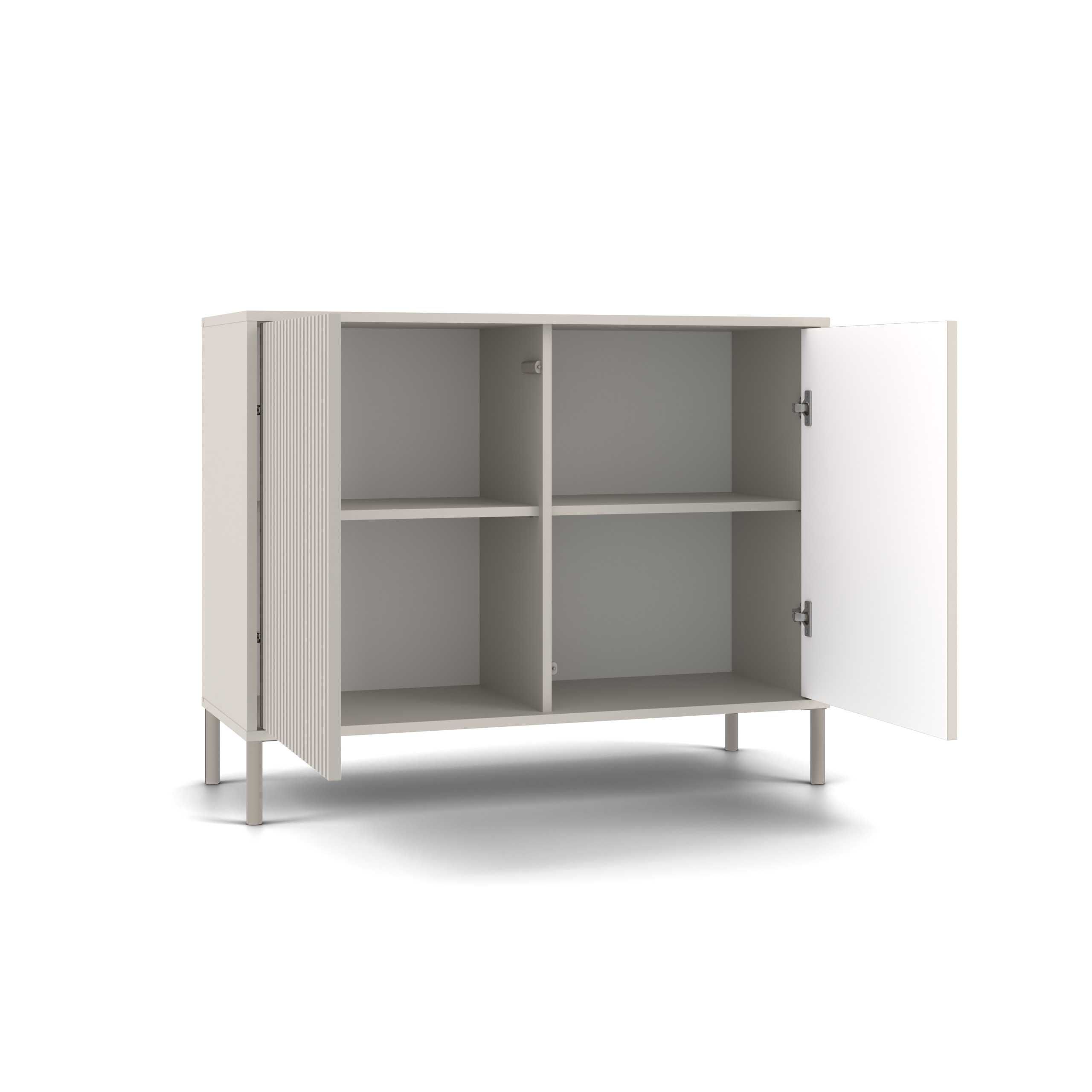 KOMODA KAMARO 2D SLIM Szafka Salon Lamele Ryflowany Front RÓŻNE KOLORY