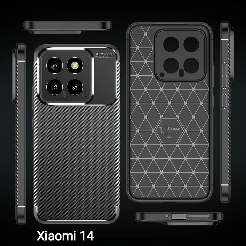 Capa T/ Carbono P/ Xiaomi Redmi Note 13 Pró 4G /  Redmi Note 13 Pró 4G