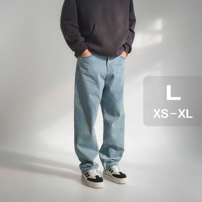 Джинси чоловічі baggy jeans, широкие джинсы мужские реп rap sk8 ск8 L