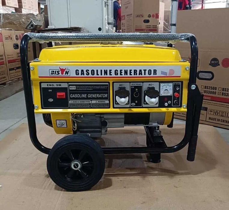 Двопаливний генератор (ГАЗ/БЕНЗИН) BISON POWER MACHINERY BS 3500