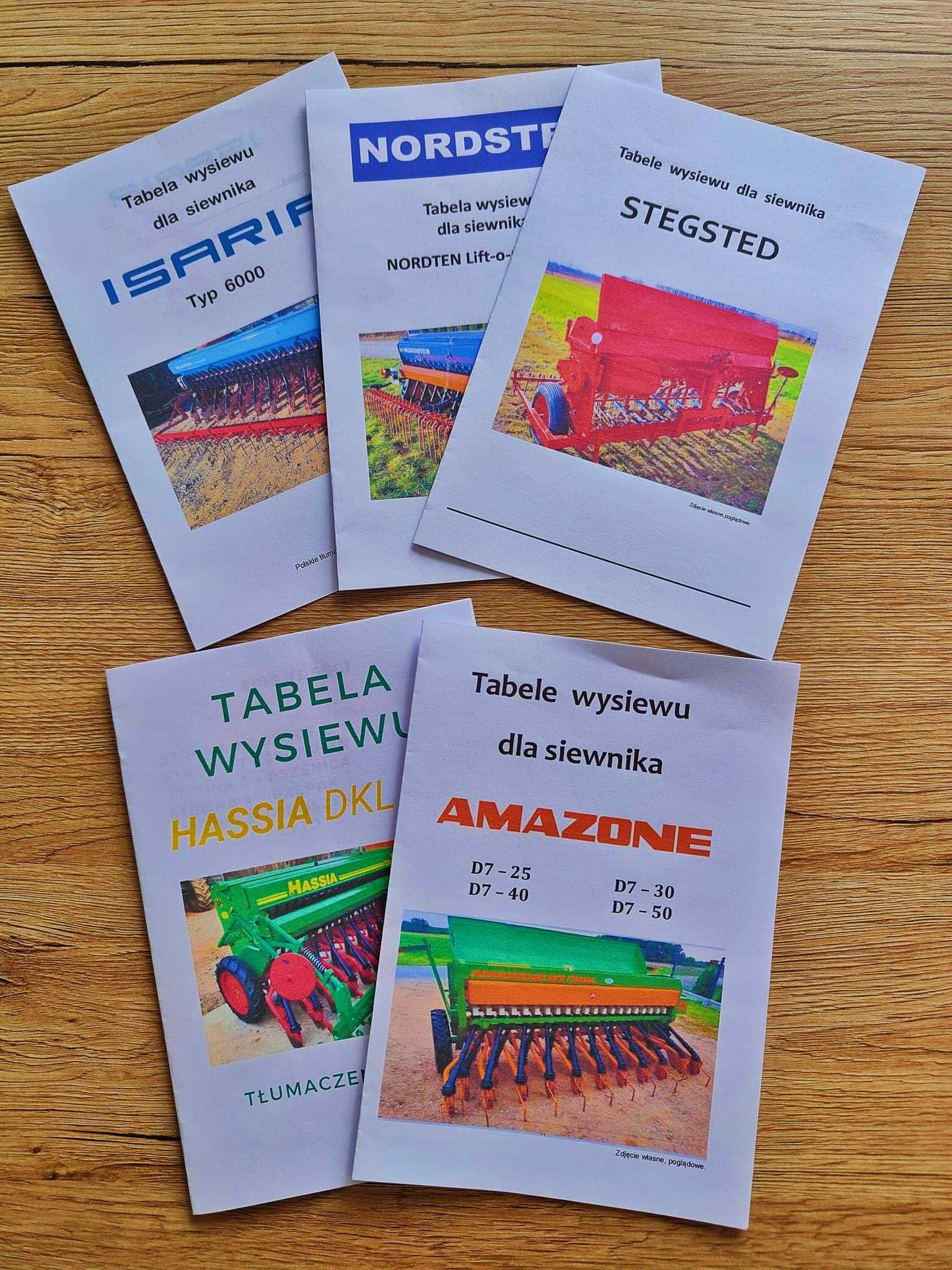 PL Tabela wysiewu Stegsted Instrukcja obsługi siewnika