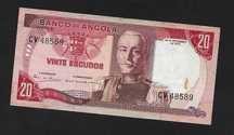 Angola Nota de 20$00 1972