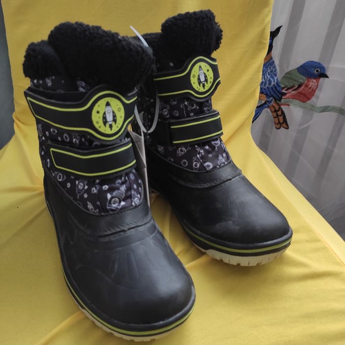 Nowe Buty zimowe kozaki śniegowce chłopiec 32 cleve
