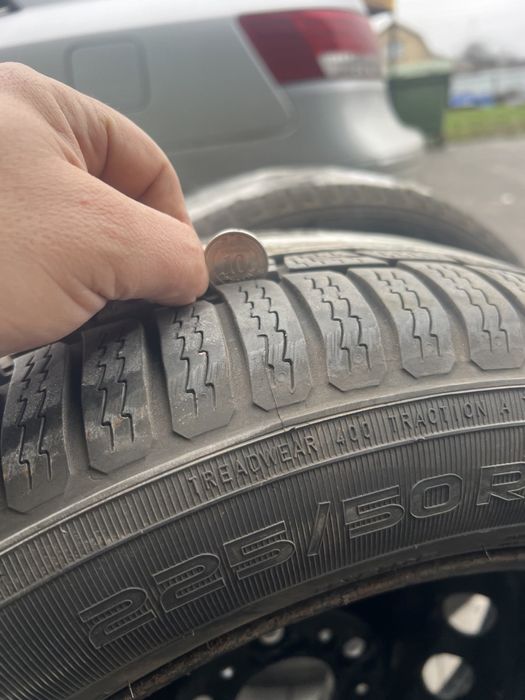 Зимний комплект колес от бмв Nokian