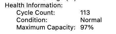 MacBook Pro 16’ 2023 19-Core GPU M2 Pro 32GB 1TB 97%