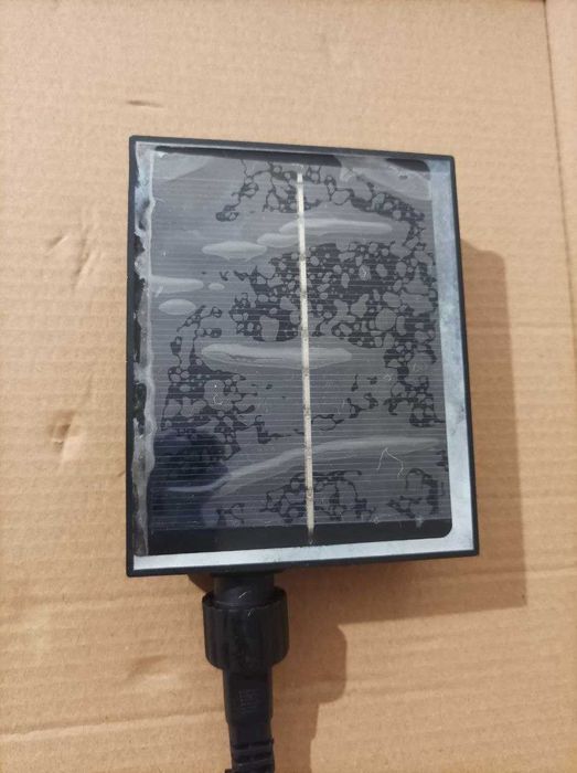 Вулична герлянда, на сонячній панелі