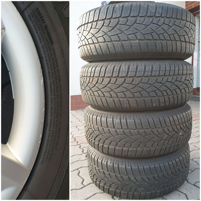 Koła zimowe Alu 16" Audi A6 C7 225/60/16 5x112 BdbStan Oryginalne