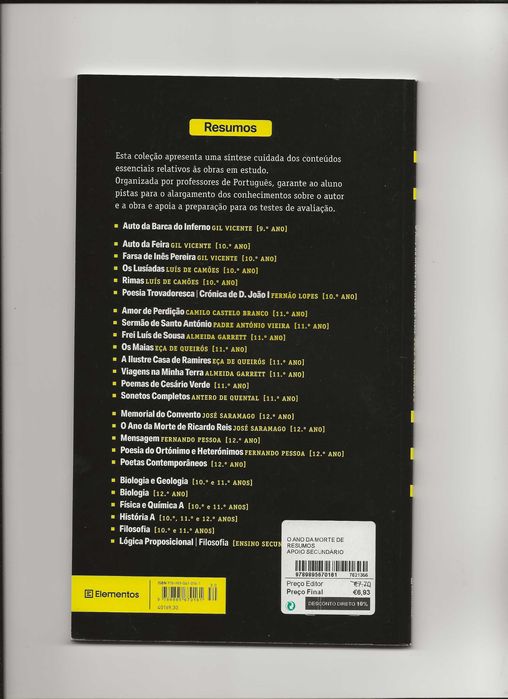 3 Livros para ajudar no exame de Português 12º