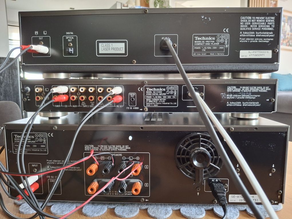 Technics SE-A1000 i SU-C1000 wzmacniacz