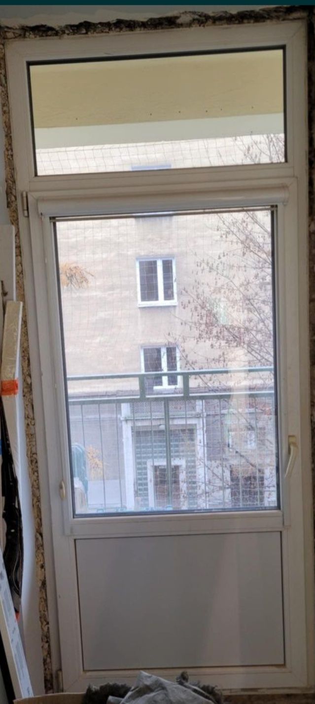 Okno balkonowe 250cm x  105cm , drzwi balkonowe Pcv