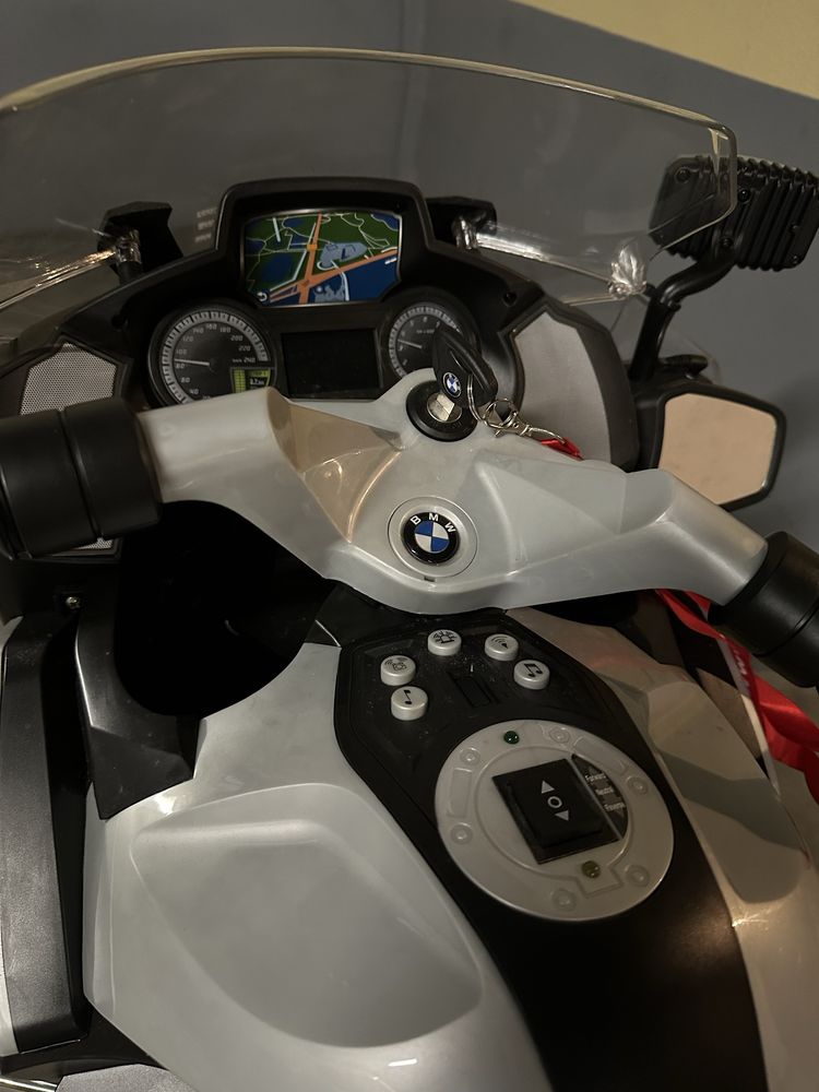 Moto a bateria BMW R1200, para criancas (Polícia)