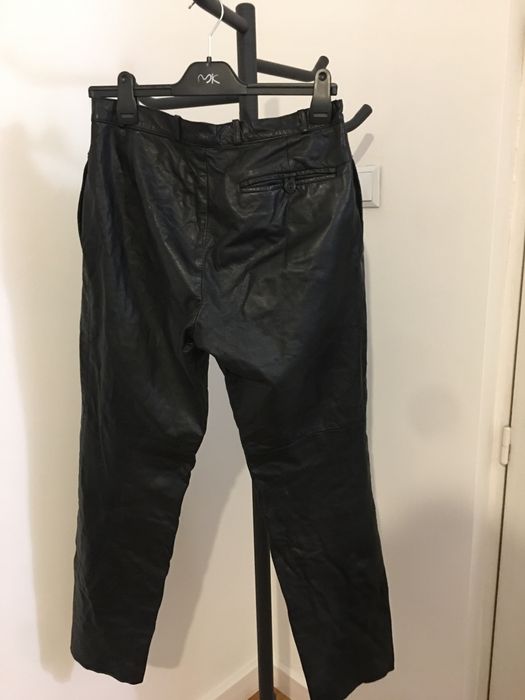 Spodnie Skurzane naturalna skora