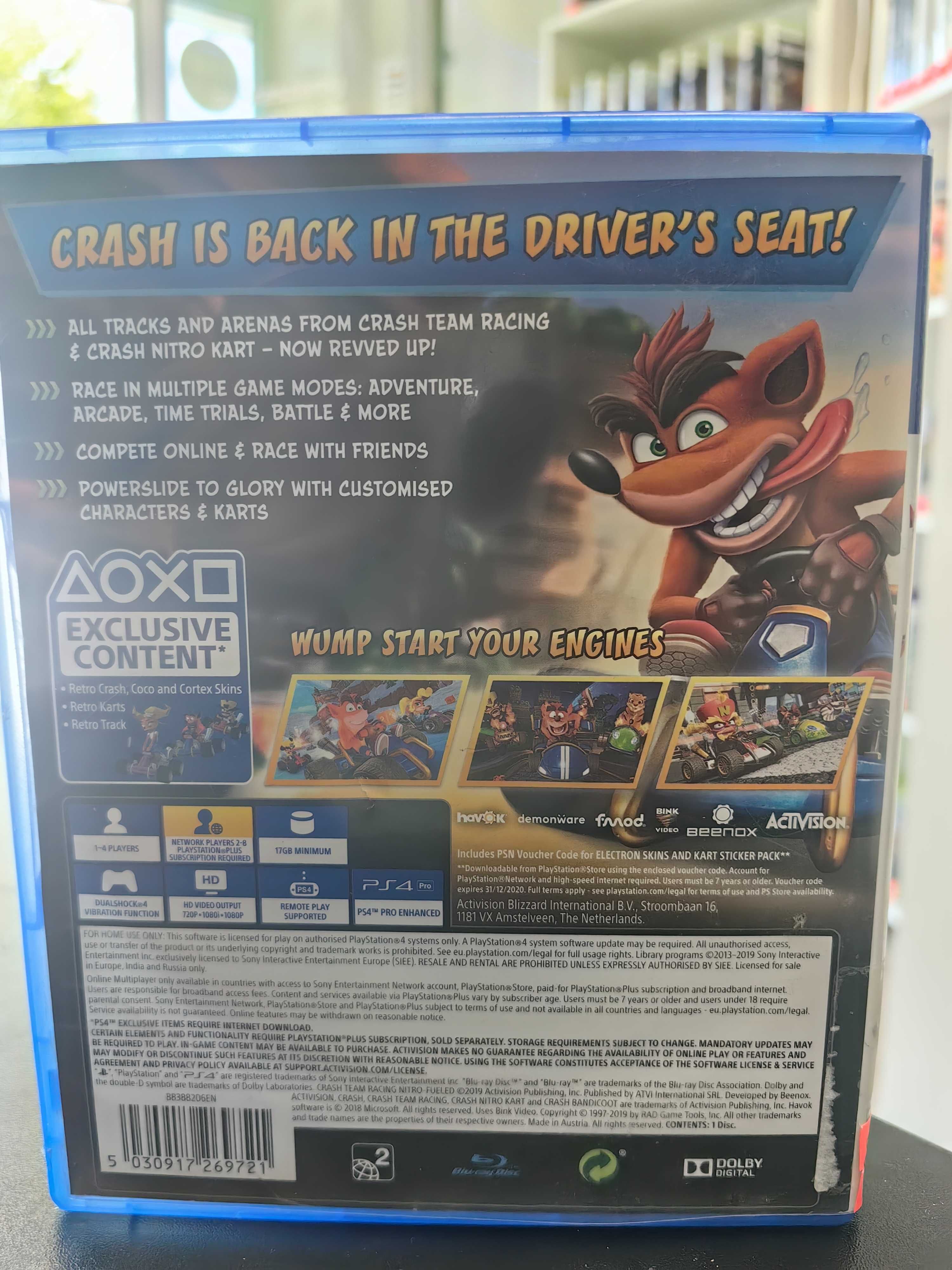 Crash Team Racing Nitro-Fueled PS4 Wysyłka Wymiana Sklep Mokotów