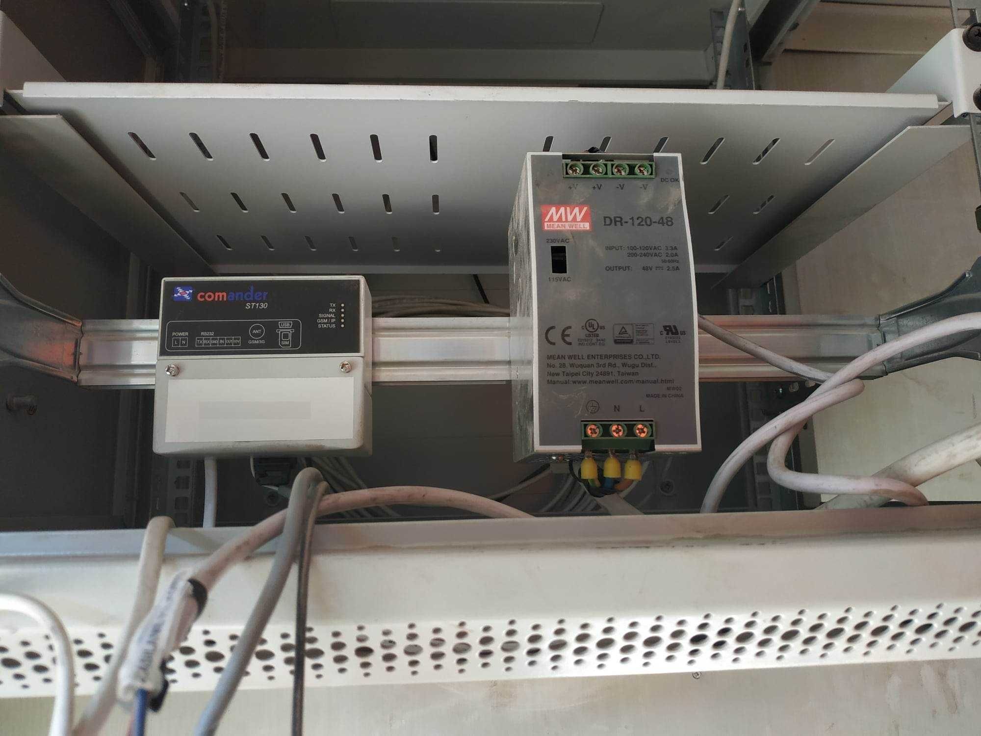 Szyna montażowa DIN do szafy RACK 19" 1U 2U aluminiowa