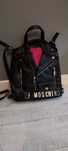Plecak z napisem "Moschino" ramoneska