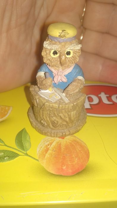 подарок сова совушка умная статуэтка фигурка Британия керамика СУВЕНИР