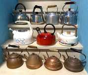 chaleiras antigas para coleção ou decoração