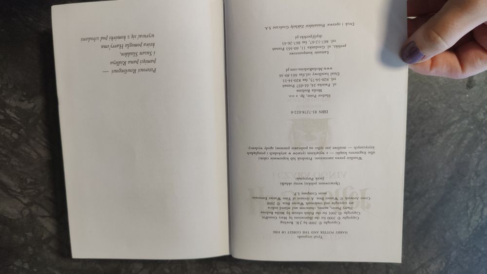 Harry Potter i czara ognia oprawa twarda