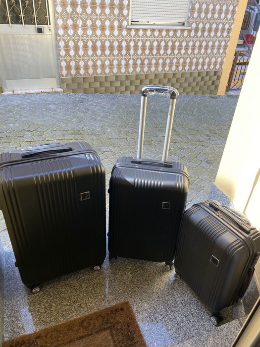 Conjunto de 3 malas  de viagem