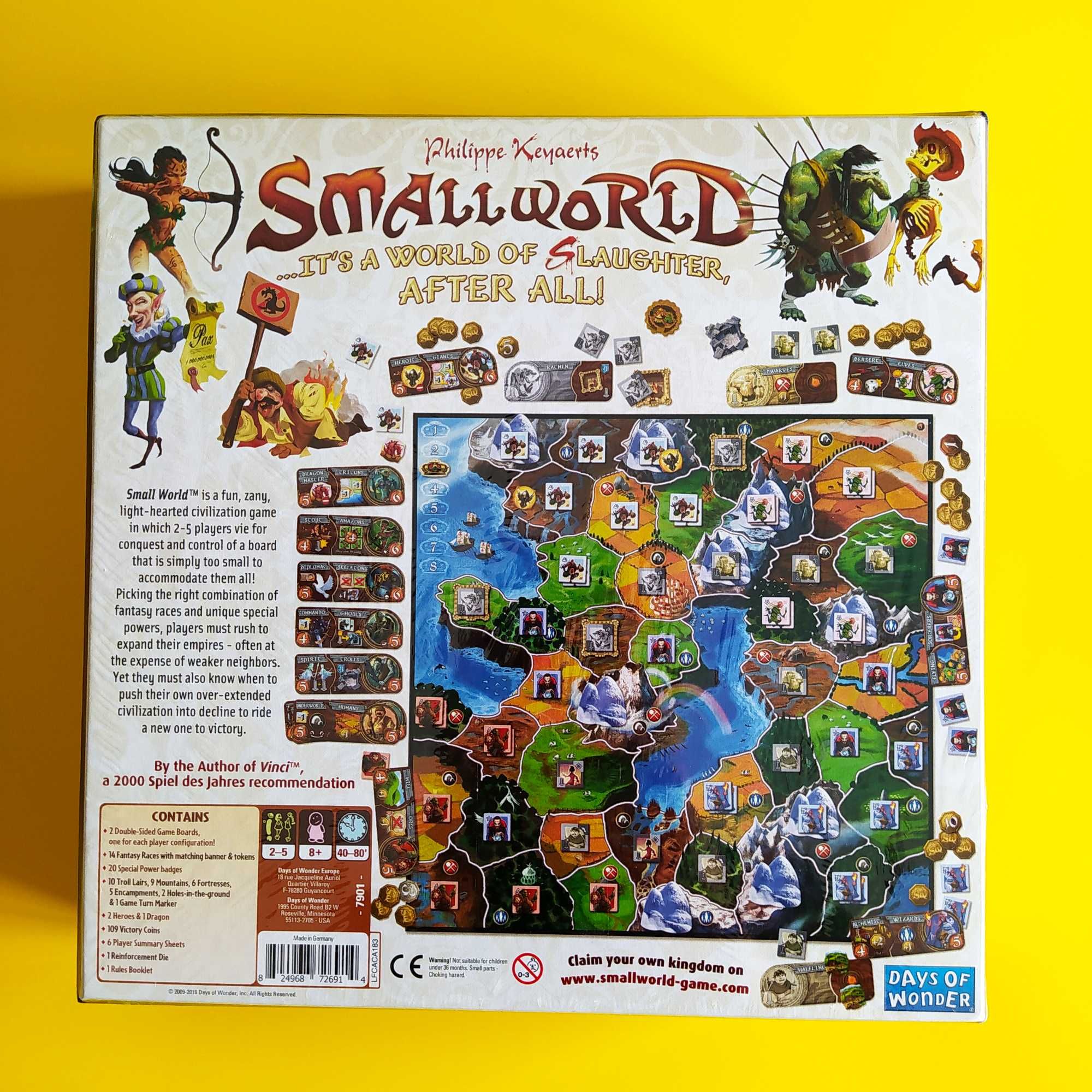 Jogo de tabuleiro Small World + Expansões