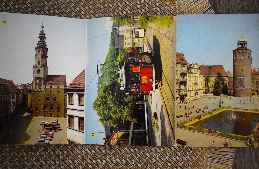 Gorlitz - zestaw małych pocztówek z lat 80 tych