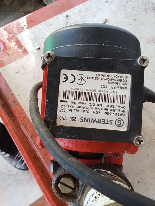 Motor elétrico 220 volts/250 w