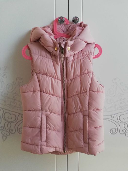 Kamizelka bezrękawnik ocieplany H&M rozm 128/134 dla dziewczynki
