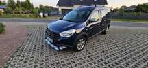 Dacia Dokker Grzane fotele navi tempomat czujnik parkowania kamera cofania usb hak