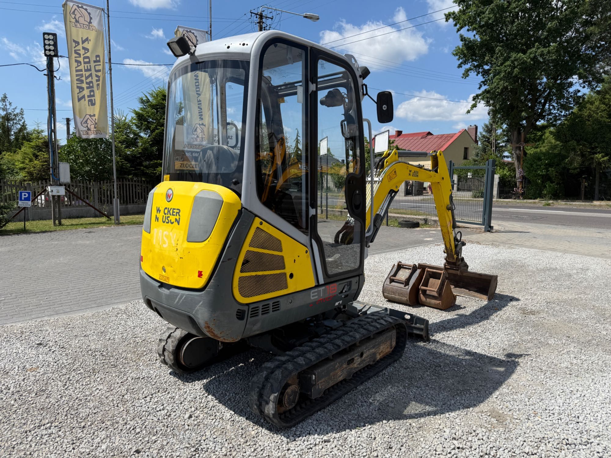 Mini koparka Neuson Et18 z 2019r. 3 łyżki 2 tony VDS , EASY LOCK ,1 WŁ