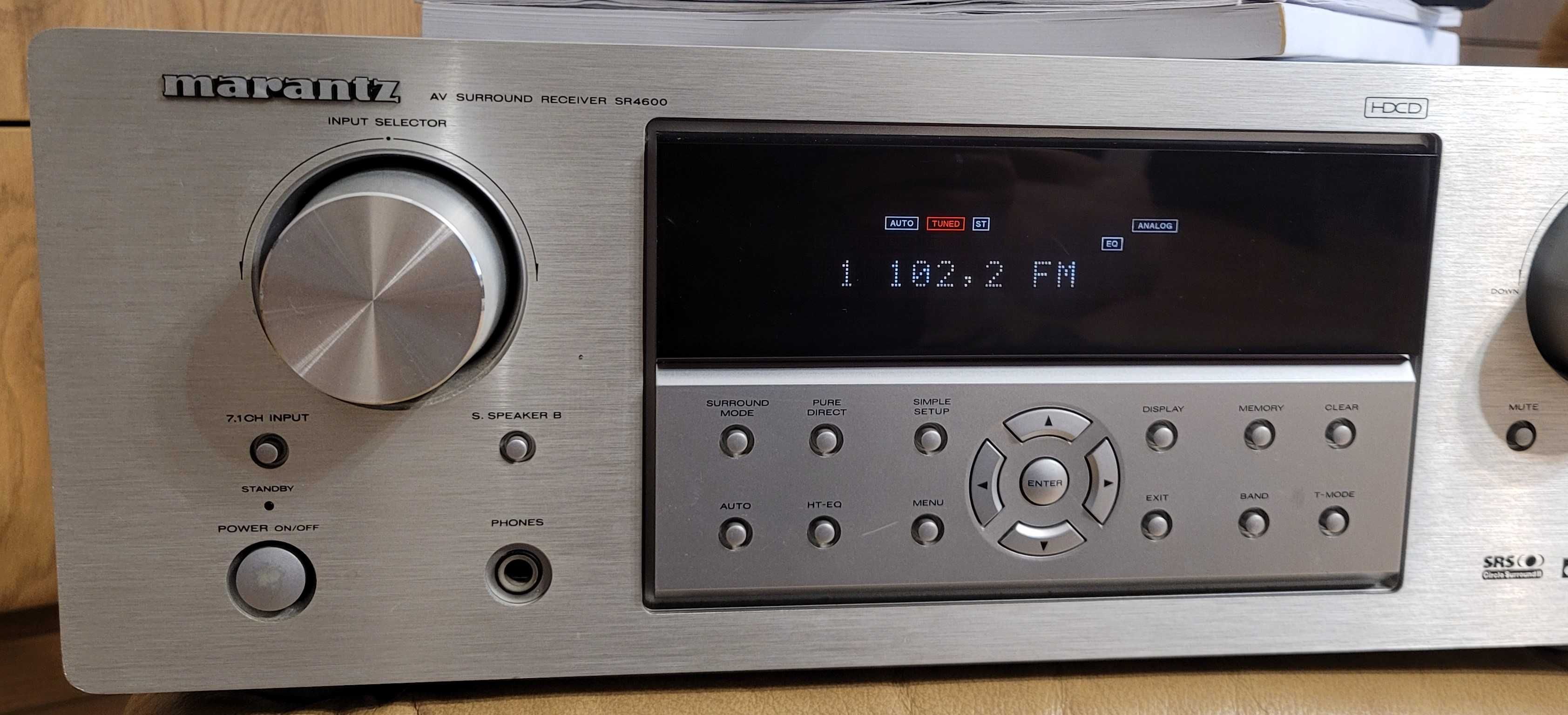 Marantz SR4600 amplituner HDCD 7.1 z pilotem i instrukcją