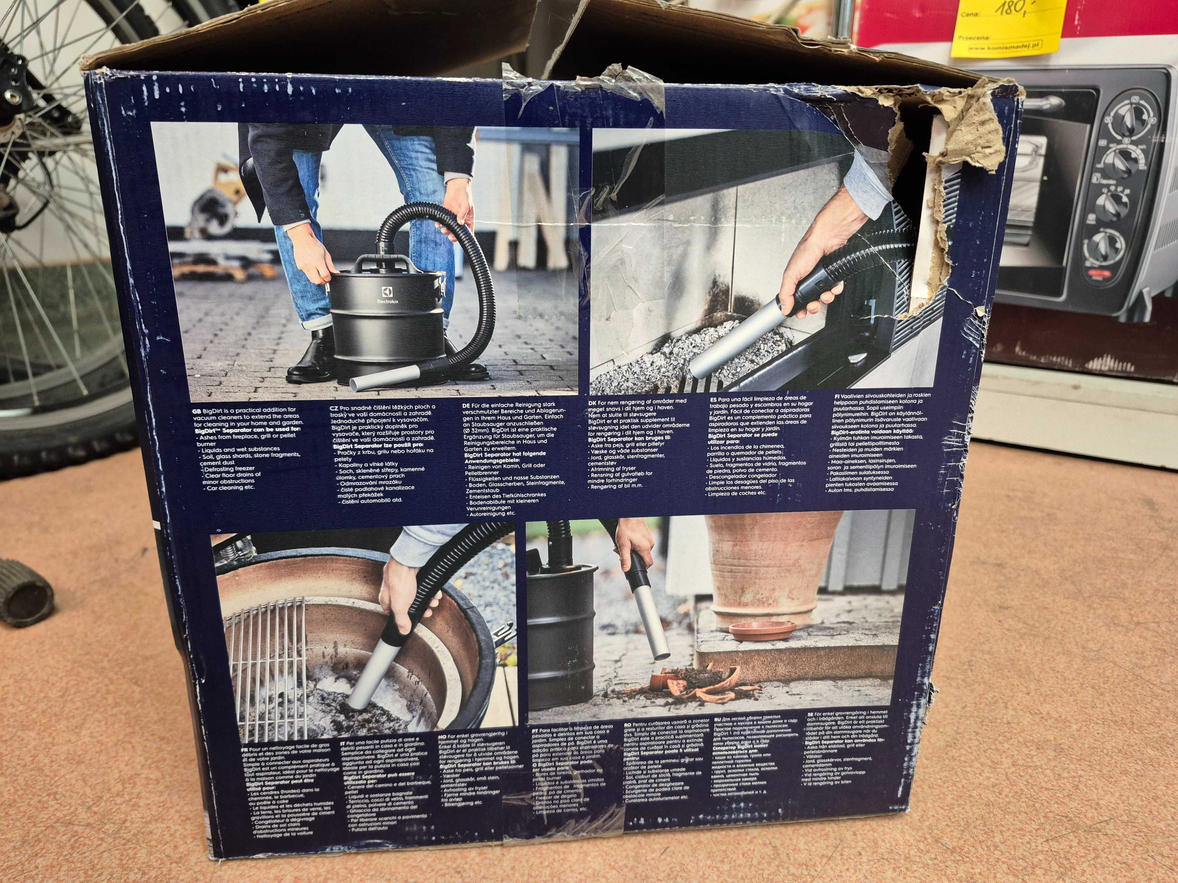 Separator do popiołu Electrolux; Madej S.C. Igielna Jasło