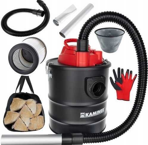 Nowy Odkurzacz Do Popiołu Przemysłowy Kaminer 1200W Filtr 20% | GRATIS
