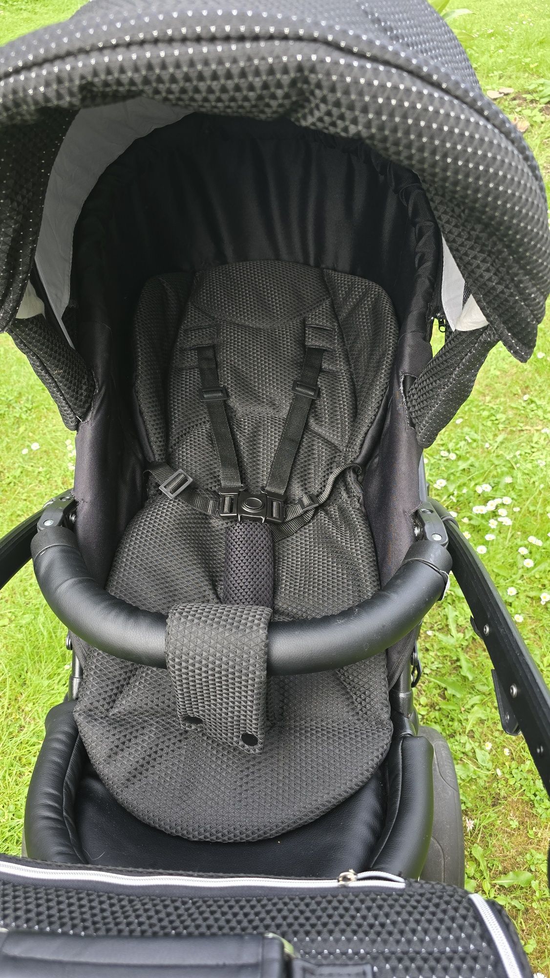 wózek Junama Diamond Mirror Satin 2w1  + adaptery