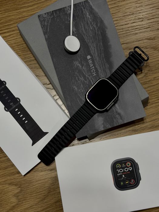 Apple Watch Ultra 2 GPS + Cellular 49 mm Black Titanium Case (MX4P3)