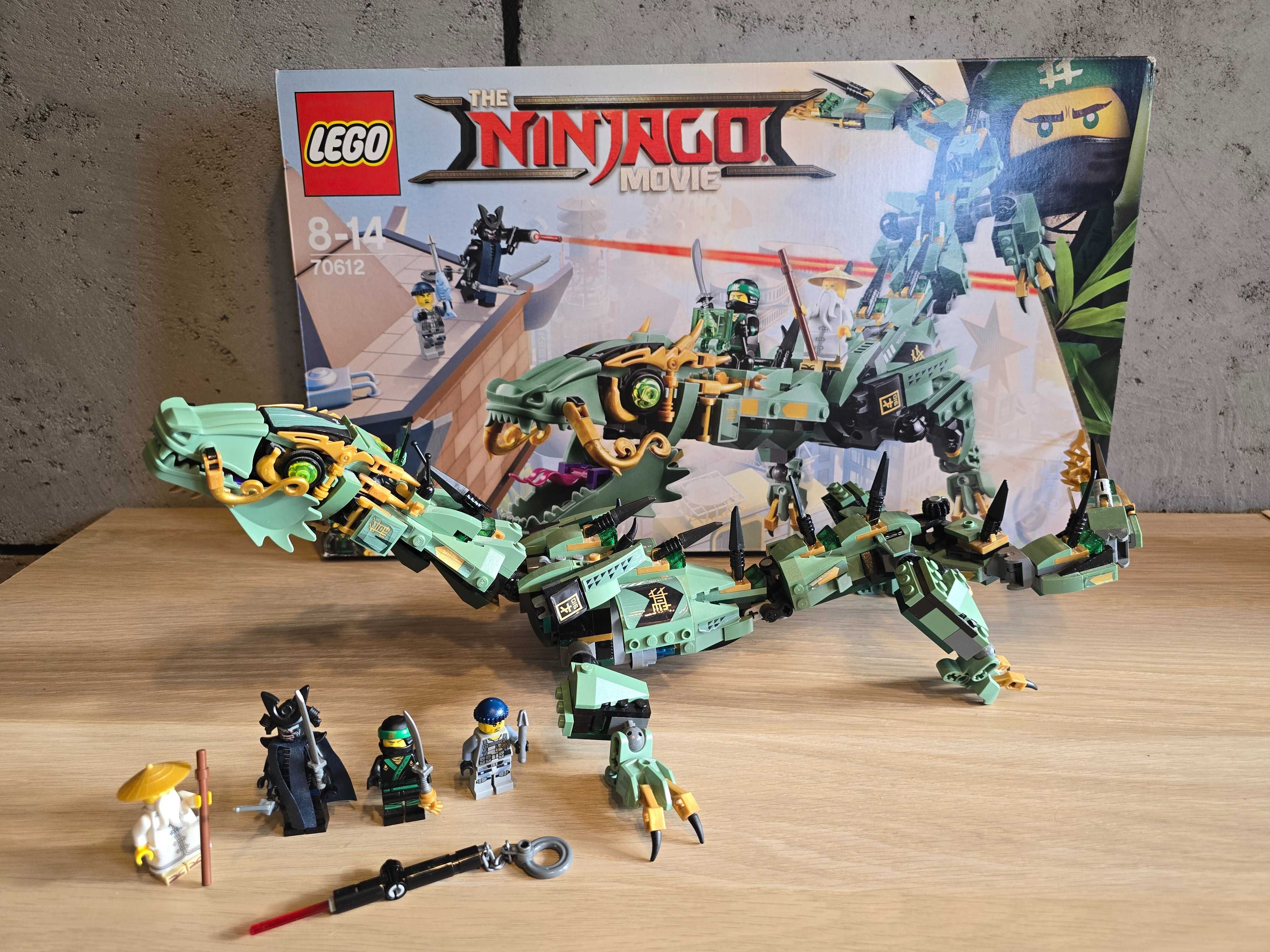 LEGO 70612 Ninjago - smok zielonego ninja- instrukcja, pudelko