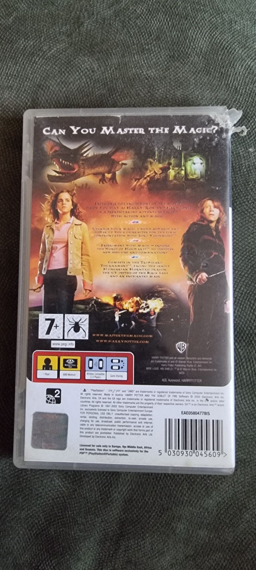 Harry potter czara ognia PSP