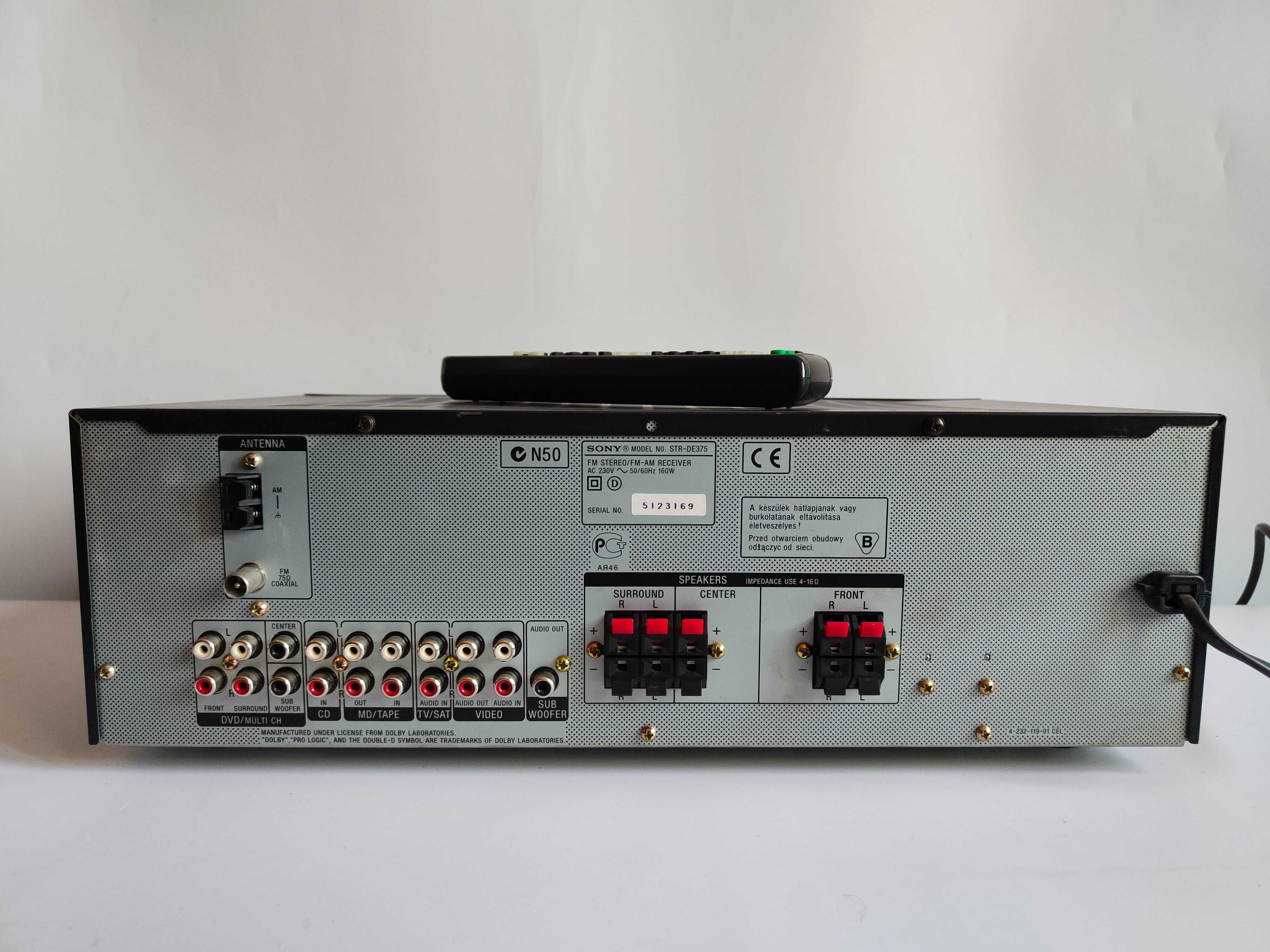 Amplituner SONY STR-DE375 z pilotem
