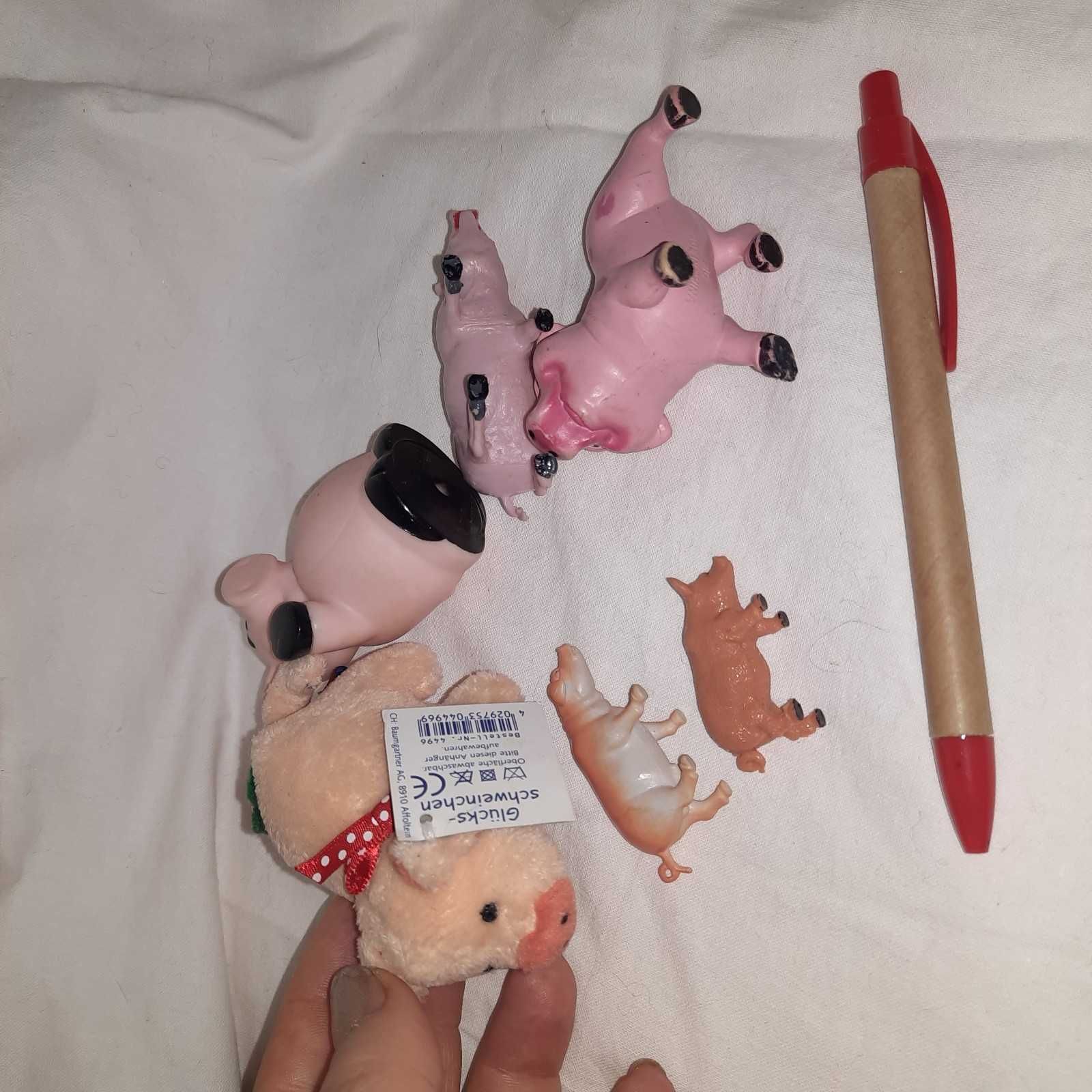 игрушка поросенок свинья свинка разные фигурки мягкая набор из 6штук