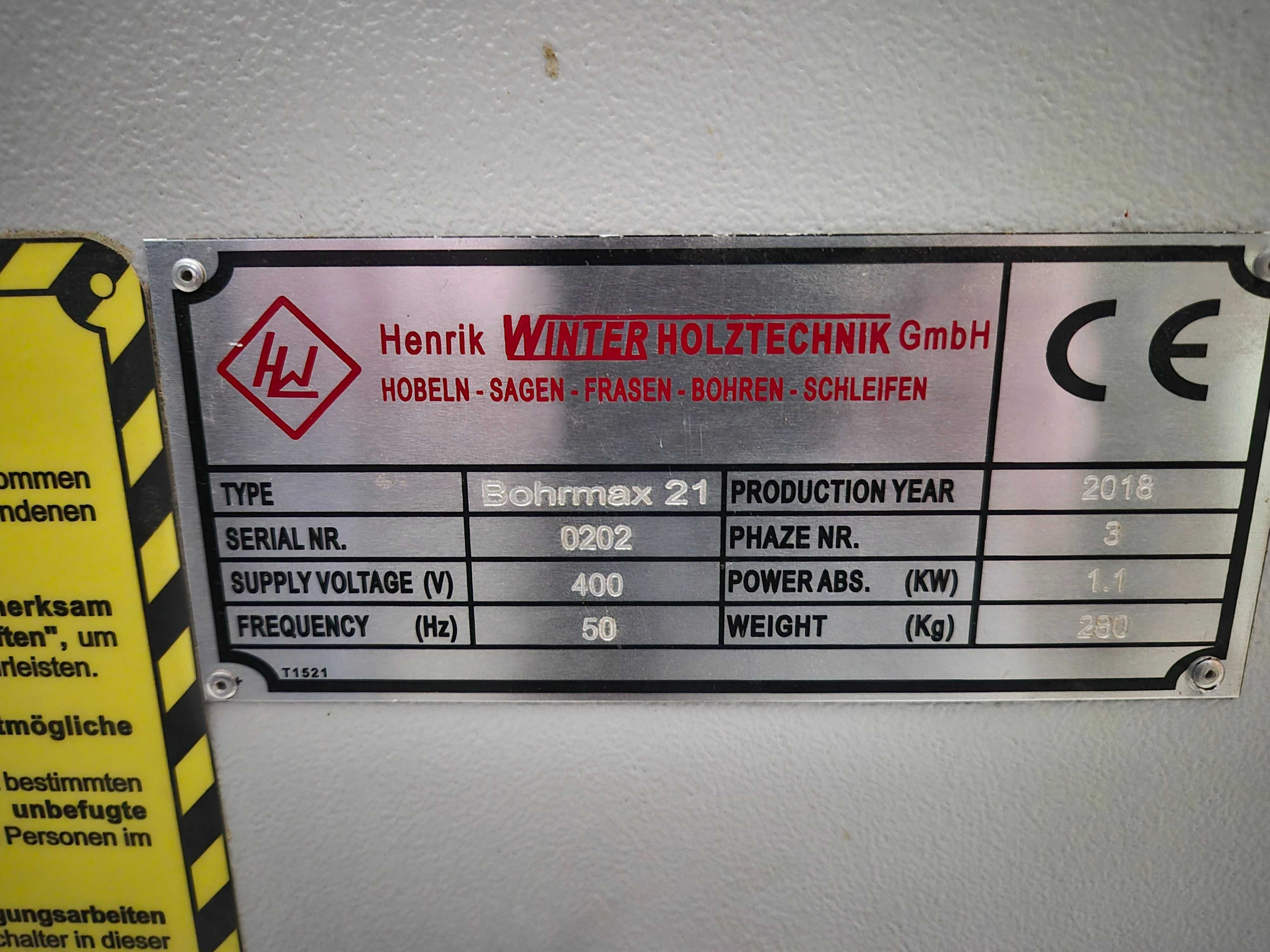 Wiertarka wielowrzecionowa  bohrmax 21