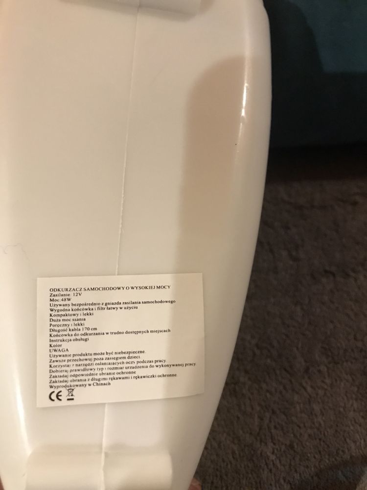 Odkurzacz samochodowy mały 12V - Vacuum Cleaner