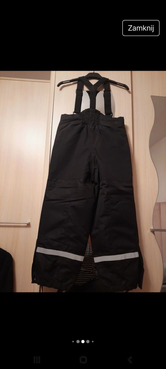 Spodnie zimowe narciarskie 122 H&M