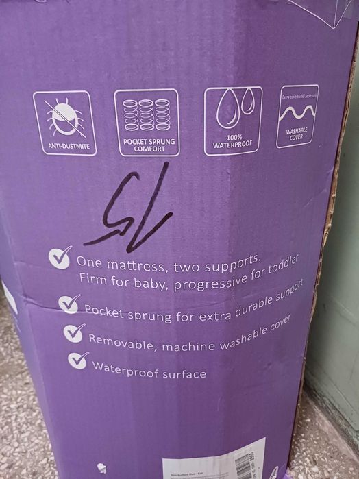 Wodoodporny Materac Snuz Surface Duo 60x120