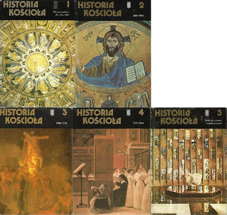 Historia kościoła, tom 1-5, L. J. Rogier, R. Aubert, M. D. Knowles