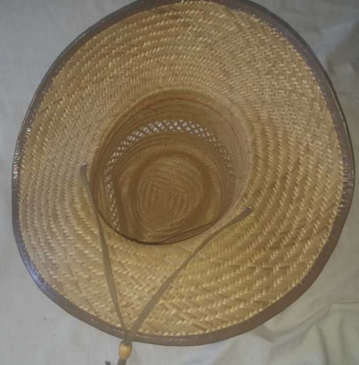 мужская соломенная шляпа ковбойская, размер 57