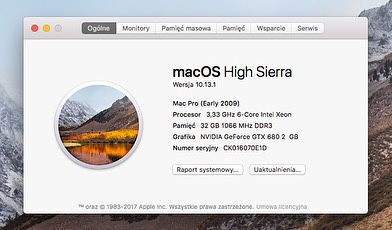Apple Mac Pro 5.1 6core Xeon + Logic Pro X / studio nagrań