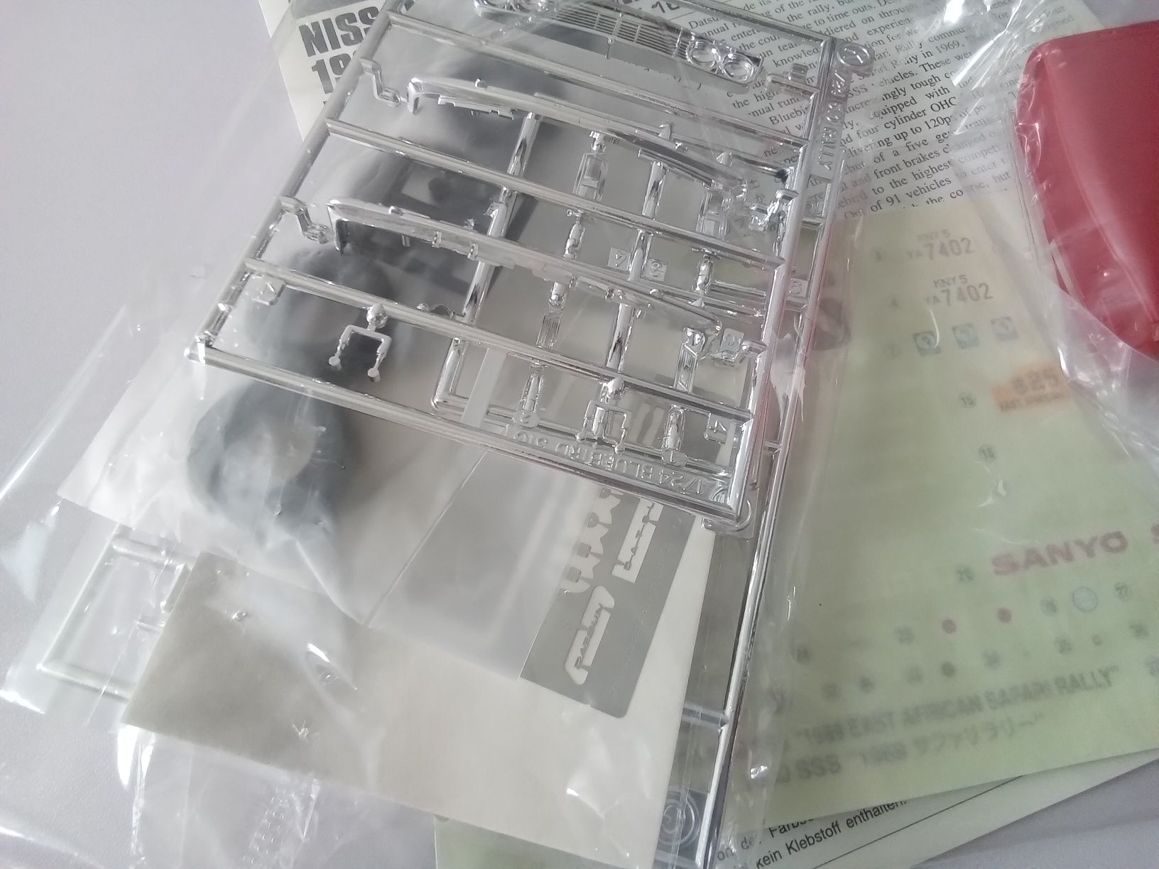 Hasegawa 1:24 Nissan Bluebird 1600 SSS Rajd Afryki Wschodniej 1969