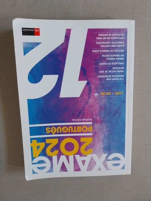 Livro de exames Portugues 2024