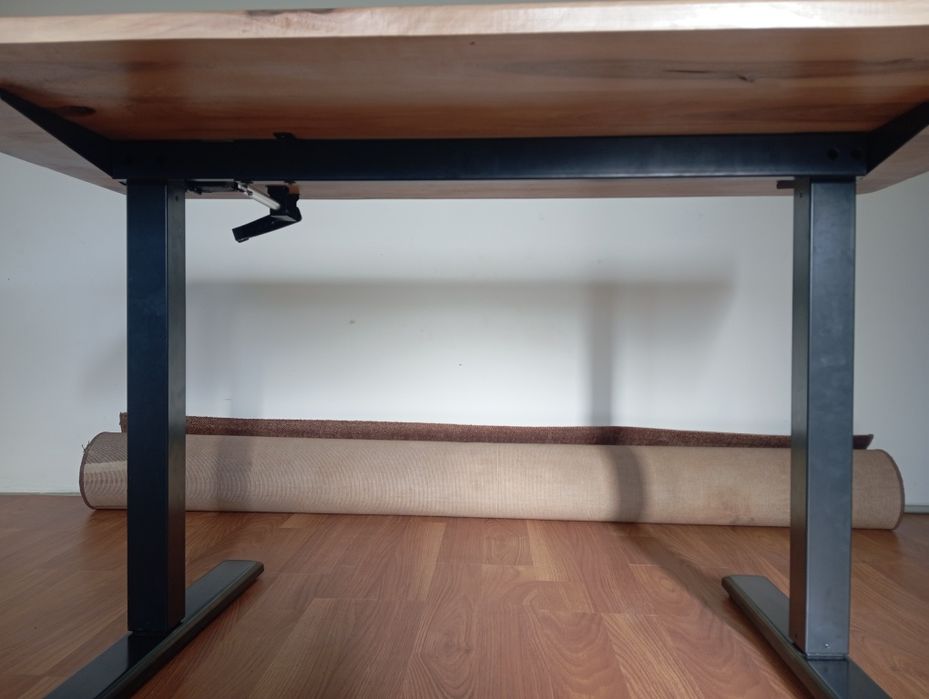 Стол орех металеві ножки регулювання висоти