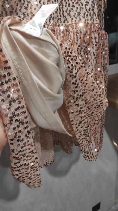 Святкова золота сукня на дівчинку Pepco 7-8 років