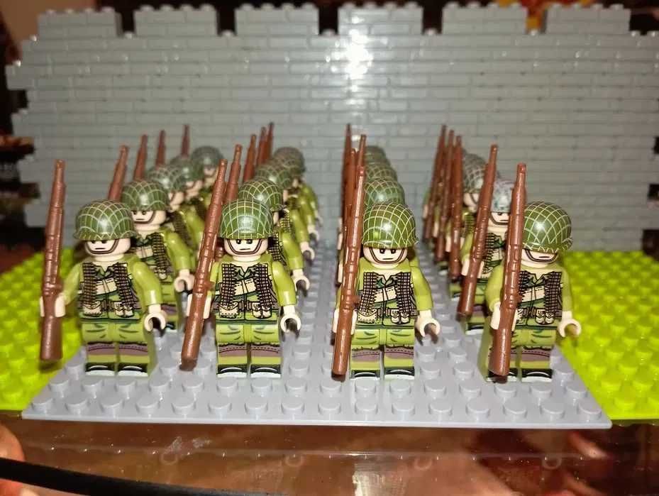 Zestaw 20 Figurek żołnierze Wojna światowa kompatybilne z LEGO Cobi